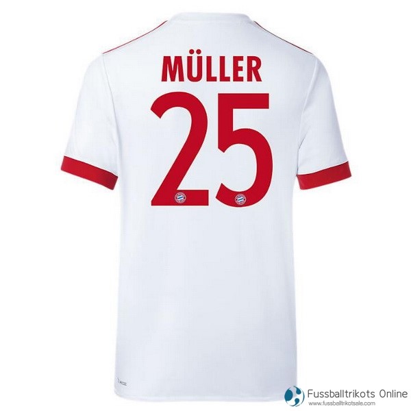 Bayern München Trikot Ausweich Muller 2017-18 Fussballtrikots Günstig